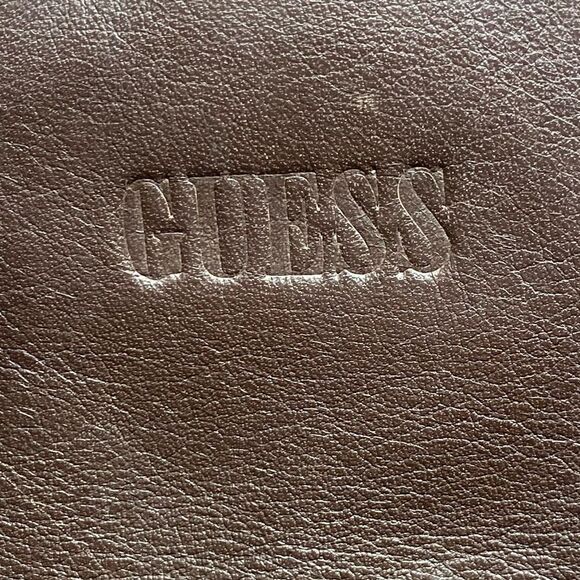 Vintage-style 2000s GUESS Brown Leather 9 Inch Backpack main image 9